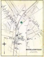 Highlandville - Town of Needham, Norfolk County 1876